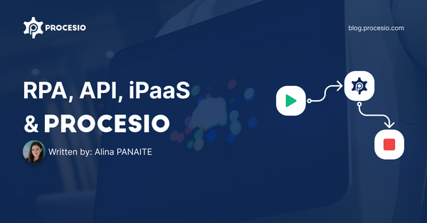 RPA, API, iPaaS & PROCESIO